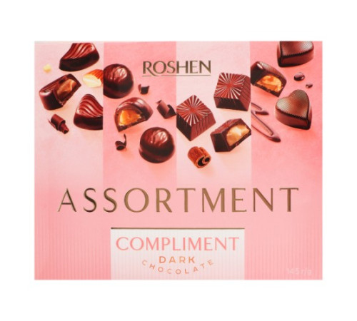Цукерки, Roshen, Compliment 145г КОРОБКА