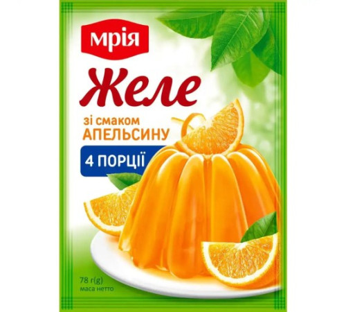 Желе, Мрія, Апельсин, 78 г