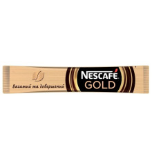 Кава, Nescafe, 2,25г Gold стік (25шт. уп.)