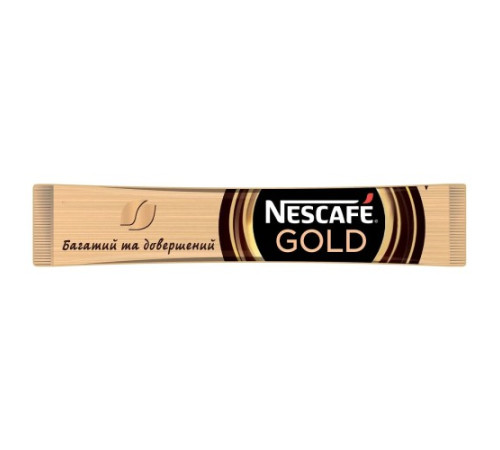Кава, Nescafe, 2,25г Gold стік (25шт. уп.)