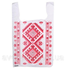 Пакет Вишиванка жовта/біла