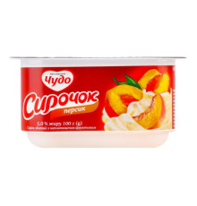 Сирочок, Чудо, Смачненький, Персик 5% 100г СТАКАН