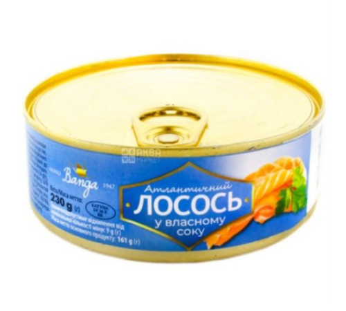 Лосось, Banga, 230г у власному соці