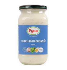 Майонезний соус, Руна, Часниковий, с/б 440г