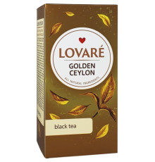 Чай, Lovare, 24пак Golden Ceylon чорний байховий дрібний