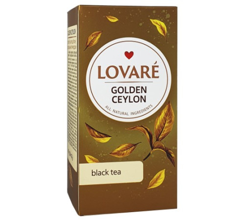 Чай, Lovare, 24пак Golden Ceylon чорний байховий дрібний