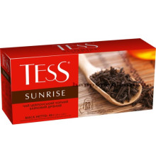 Чай, Tess, 25пак Sunrise чорний