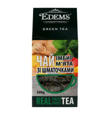 Чай, Edems, 100г Імбир та м`ята зелений