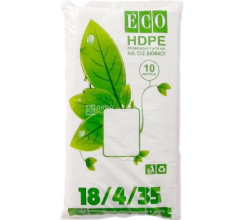 Пакет фасувальний, ЕКО, 18х35