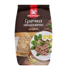 Крупа, Сто Пудів, Гречана несмажена 400 г