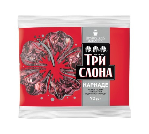 Чай, Три слона, 70г Каркаде