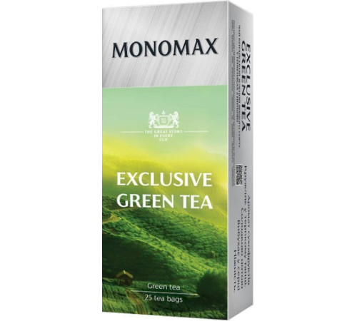 Чай, Мономах, 25пак Exclusive Green tea