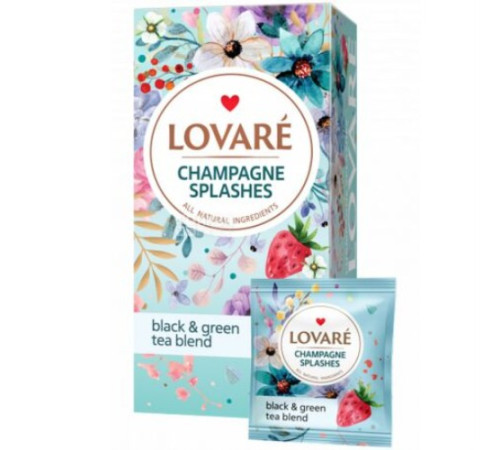 Чай, Lovare, 24пак Champagne Splashes, Бризки шампанського