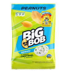 Арахіс, Big Bob, 120г Cметана із зеленню смажений солоний