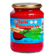 Хрін, Вінницький, 250г вел. скло