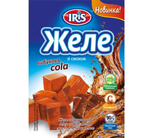 Желе, IRIS, зі смаком коли 90г