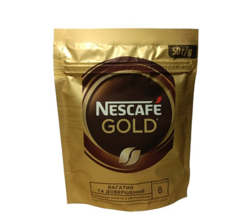 Кава, Nescafe, 50г Gold
