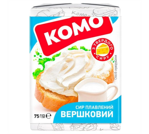 Сир плавлений, Комо, Вершковий 35% 75г