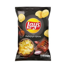 Чипси, Lay`s, 120г Реберця гриль картопляні