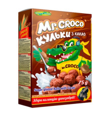 Сніданки сухі, Mr. Croco, Кульки Какао 75г