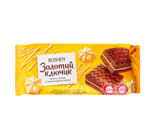Бісквіт, Roshen, Золотий ключик 300 г