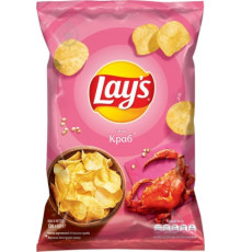 Чипси, Lay`s, 120г Краб картопляні