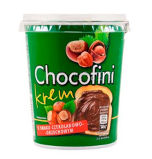 Паста, Chocofini Krem, з шоколадно-горіховим смаком 400г