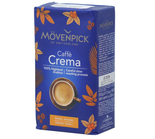 Кава, MOVENPICK, Caffe Crema мелена 500 г.