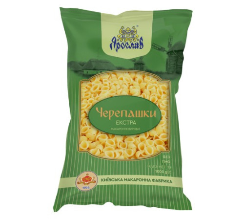 Макаронні вироби, Ярослав, Екстра Черепашки 1кг