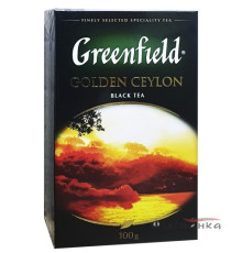 Чай, Greenfield, 100г заварний GOLDEN CEYLON чорн.