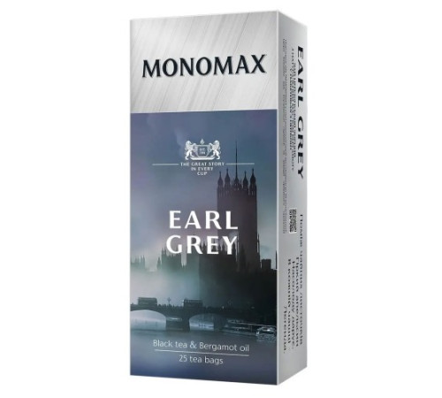 Чай, Мономах, 25пак Earl Grey