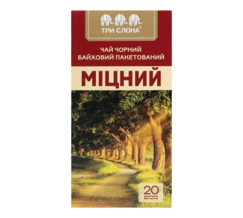 Чай, Три слона, Міцний ДСТУ 20пак.