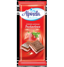 Шоколад, Alpinella, Полуниця 100 г