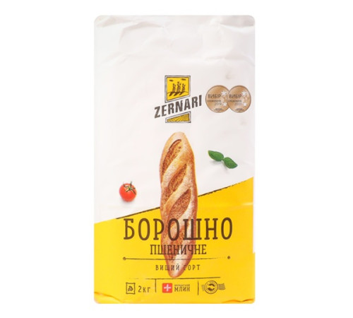 Борошно, Зернарі, 2кг папір