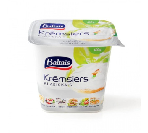 Крем-сир, Baltais, Creami 400г