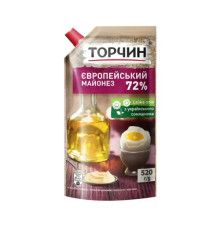 Майонез, Торчин, Європейський 72% 520гр.