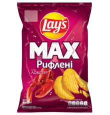 Чипси, Lay`s Max, 95г Лобстер