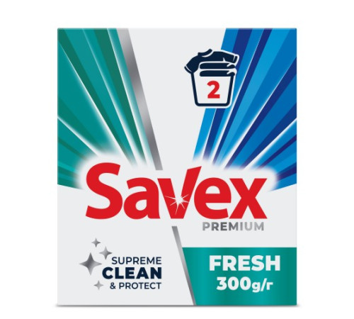 Пральний порошок, Savex 2in1 Fresh автомат 300г