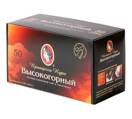 Чай, Принцеса Нурі, 50пак Високогірний