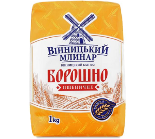 Борошно, Вінницький млинар, 1кг папір