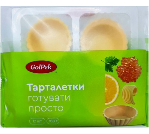 Тарталетка, Golpek, універсальна 100 г